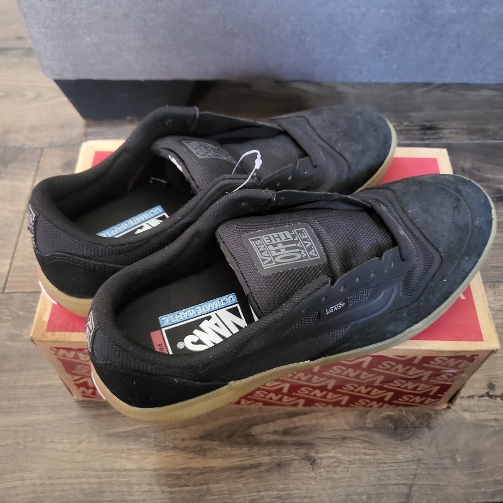 Vans Ave Pro Black Gum Bottom Men New Rare VN0A5HENB9M Skate Shoe NWT (2… - Picture 9 of 9